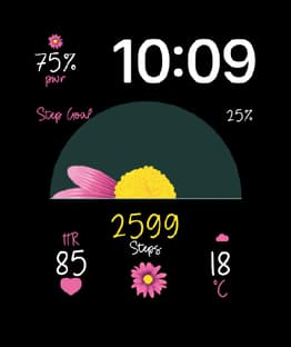 Little by Little watch face preview image for Apple Watch