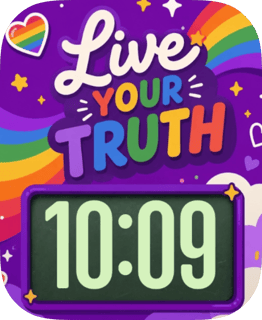 Live Your Truth watch face preview for Apple Watch