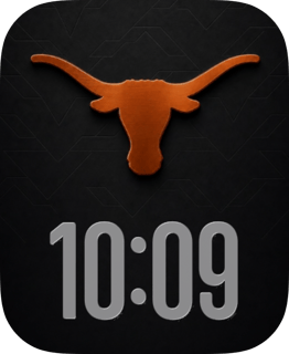 Longhorns watch face preview for Apple Watch