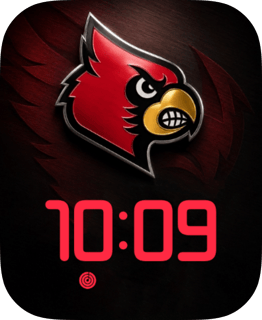 Louisville Cardinals watch face preview for Apple Watch