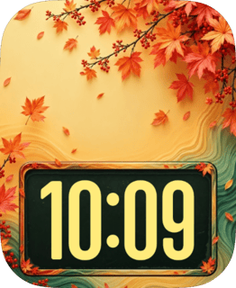 Maple Ripple Apple Watch face - Nature