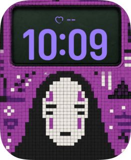 Masked Spirit Pixels watch face preview for Apple Watch