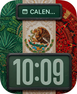 Mexico Flag watch face preview for Apple Watch