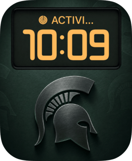 Michigan State watch face preview for Apple Watch