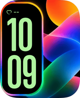 Mint Halo Apple Watch face - Art