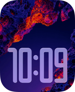 Molten Reef watch face preview image for Apple Watch
