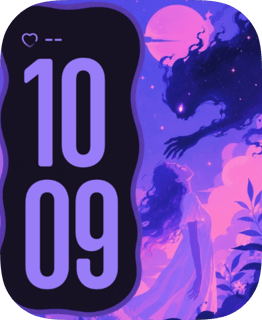 Moonlit Phantom watch face preview for Apple Watch