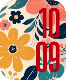 Mustard Daisy Apple Watch face - Nature