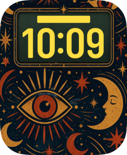 Mystic Eye watch face preview for Apple Watch
