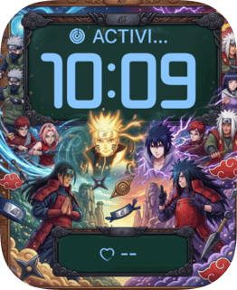 Naruto Final Battle watch face preview for Apple Watch