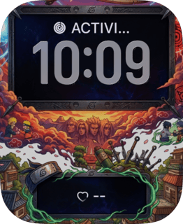 Naruto Hokage Legacy watch face preview for Apple Watch