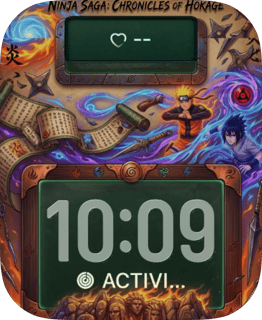 Naruto Ninja Saga watch face preview for Apple Watch