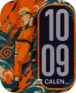 Naruto Orange Manga watch face preview for Apple Watch