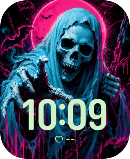 Neon Reaper Apple Watch face - Holidays