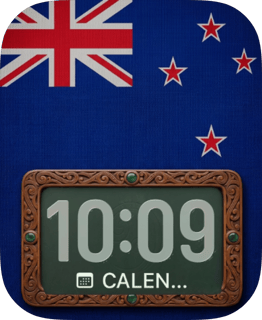 New Zealand Flag watch face preview for Apple Watch