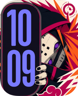 Nezuko Pink Demon watch face preview for Apple Watch