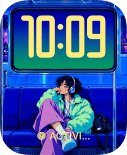 Night Train watch face preview image for Apple Watch