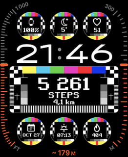 Off Air watch face preview image for Apple Watch