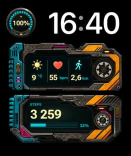 Offworld watch face preview image for Apple Watch