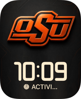 Oklahoma State watch face preview for Apple Watch