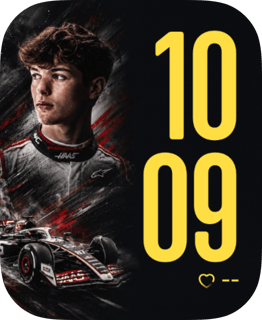 Oliver Bearman Apple Watch face - Sports