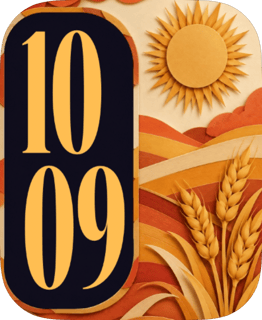 Paper Sun Apple Watch face - Nature