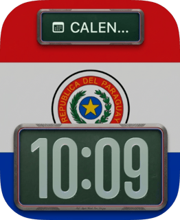 Paraguay Flag watch face preview for Apple Watch