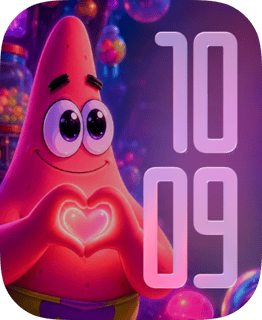 Patrick Love watch face preview for Apple Watch