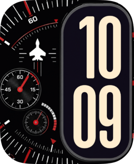Pilot Gauge watch face preview for Apple Watch
