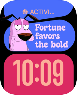 Pink Pup Apple Watch face - Animals