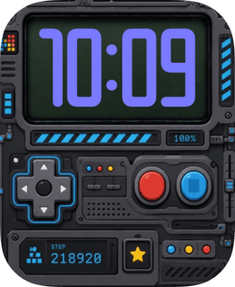 Pixel Deck watch face preview for Apple Watch