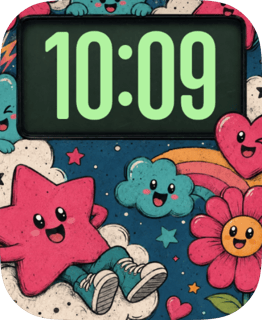 Plush Friends watch face preview for Apple Watch