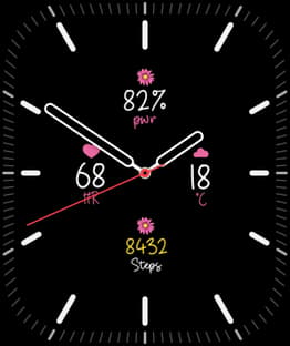 Posy watch face preview image for Apple Watch