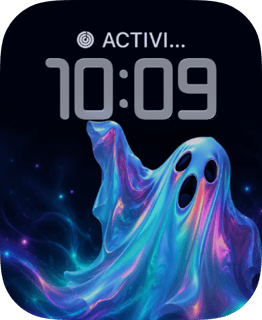 Prism Ghost watch face preview image for Apple Watch
