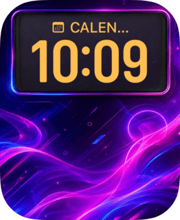 Purple Current watch face preview for Apple Watch