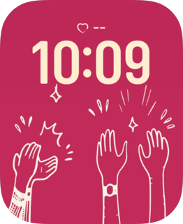 Raised Palms Apple Watch face - Art