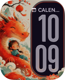 Dragon Friend watch face preview for Apple Watch