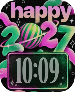 Ringed Zero Apple Watch face - Holidays