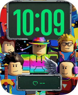 Roblox Squad watch face preview for Apple Watch