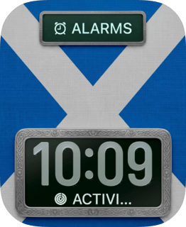Scotland Flag watch face preview for Apple Watch