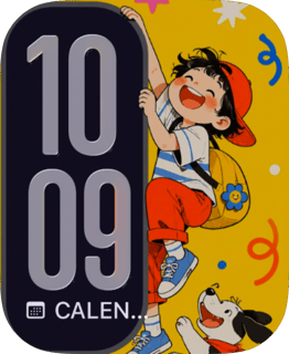 Snoopy Dancing Doodle watch face preview for Apple Watch