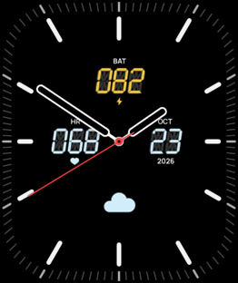 Standby watch face preview image for Apple Watch