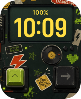 Sticker Arcade watch face preview for Apple Watch