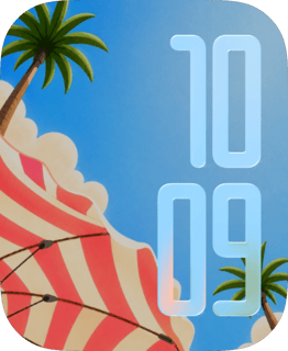 Striped Shade watch face preview for Apple Watch