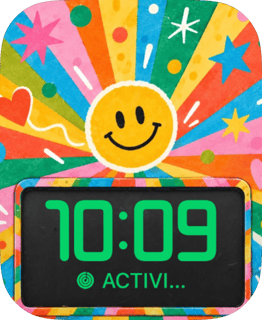 Sunburst Smile Apple Watch face - Art