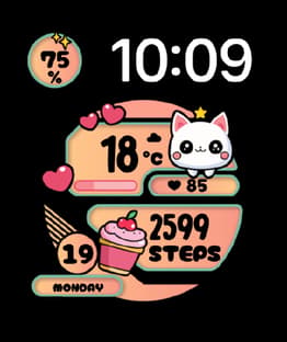 Sweet Tooth watch face preview image for Apple Watch