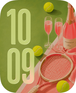 Tennis Toast watch face preview for Apple Watch