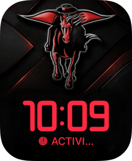 Texas Tech watch face preview for Apple Watch