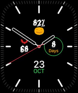 The Witching Hour watch face preview image for Apple Watch