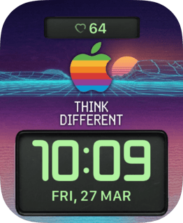 Think Different Sunset watch face preview for Apple Watch